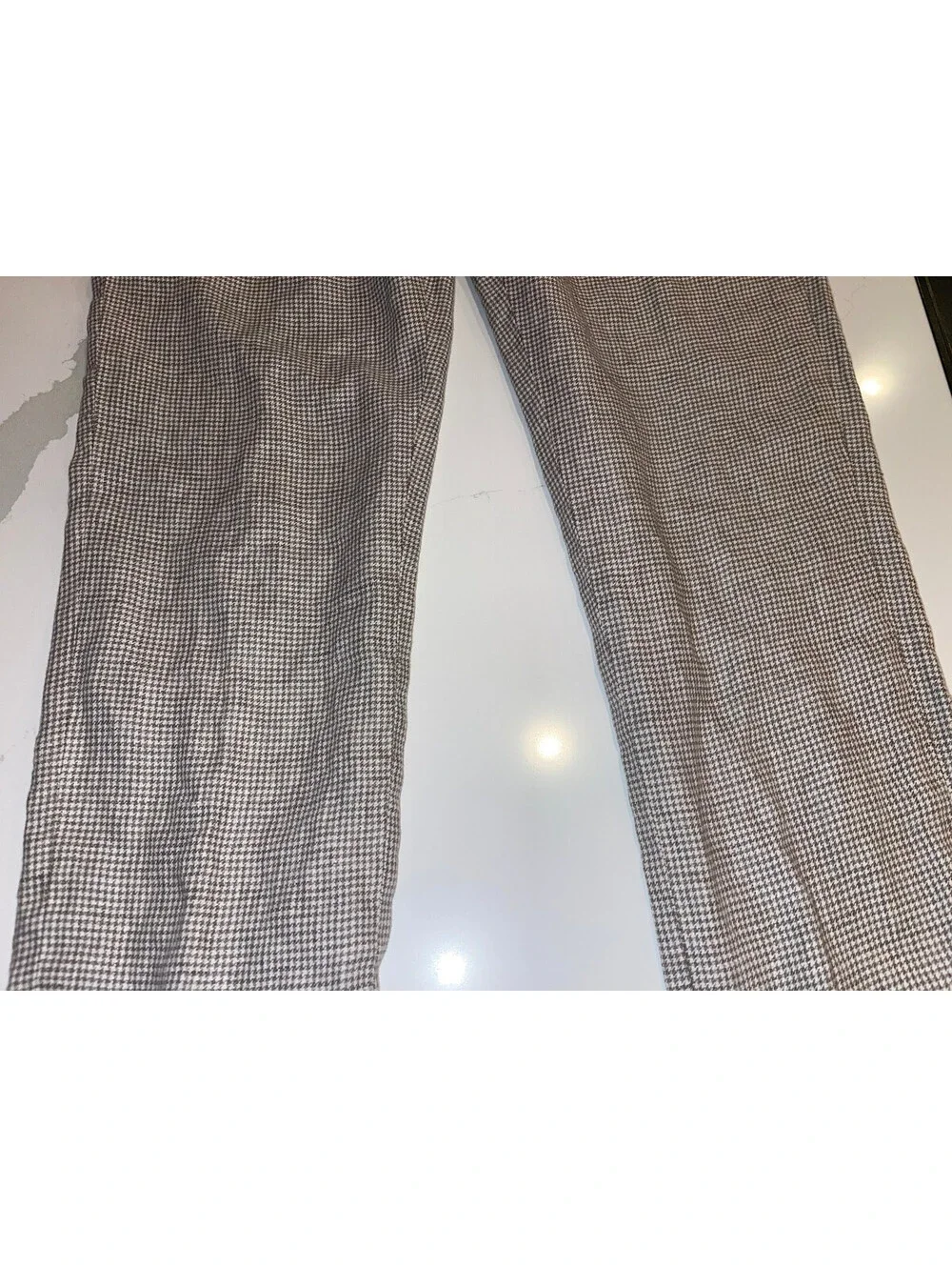 DESIGNER BANANA REPUBLIC TAILORED SLIM FIT TAN DRESS PANTS SIZE 32L 32/LONG 32 L